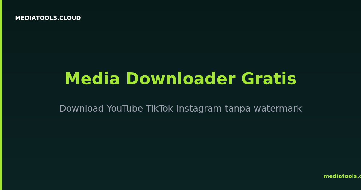 Cara Download Video TikTok Tanpa Watermark — Gratis, Cepat, Tanpa Aplikasi